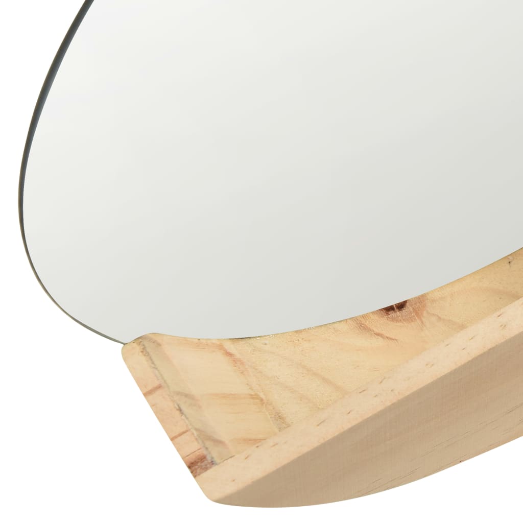 vidaXL Wall Mirror Solid Pinewood 35 cm