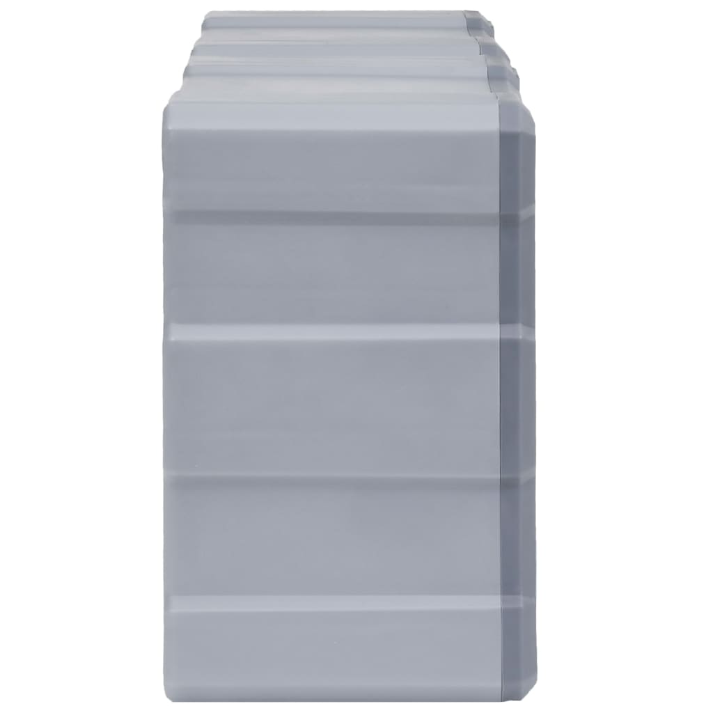 vidaXL Multi-drawer Organisers with 12 Drawers 2 pcs 26.5x16x26 cm