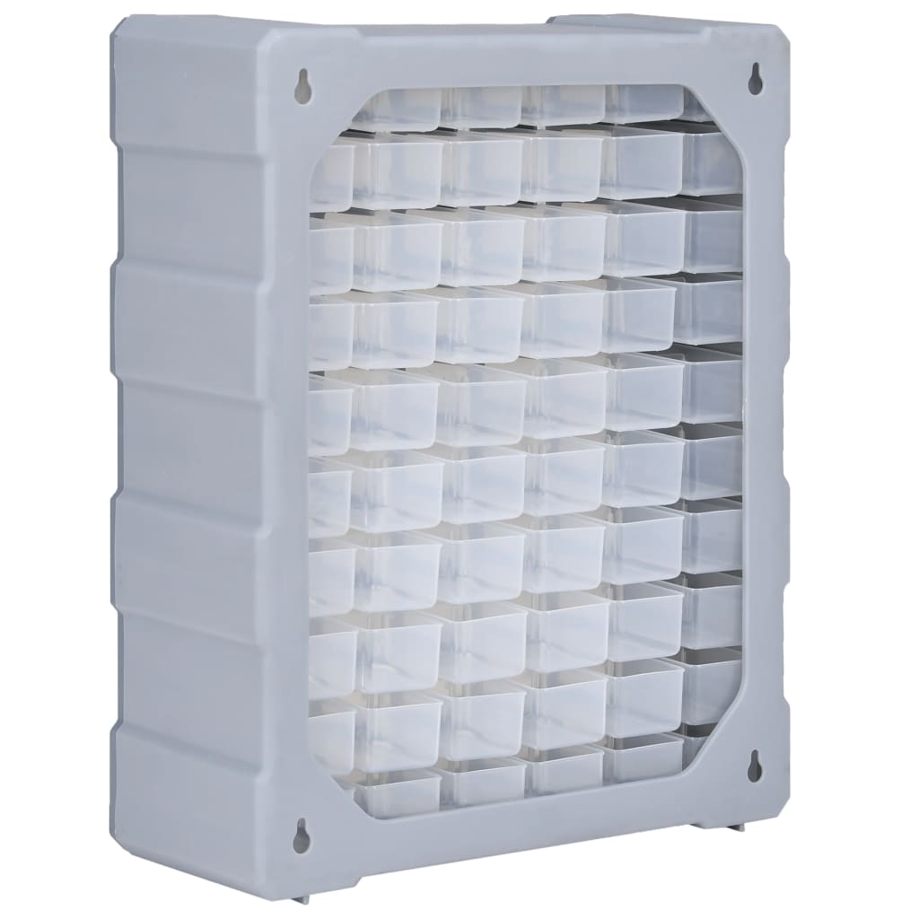 vidaXL Multi-drawer Organiser with 60 Drawers 38x16x47.5 cm