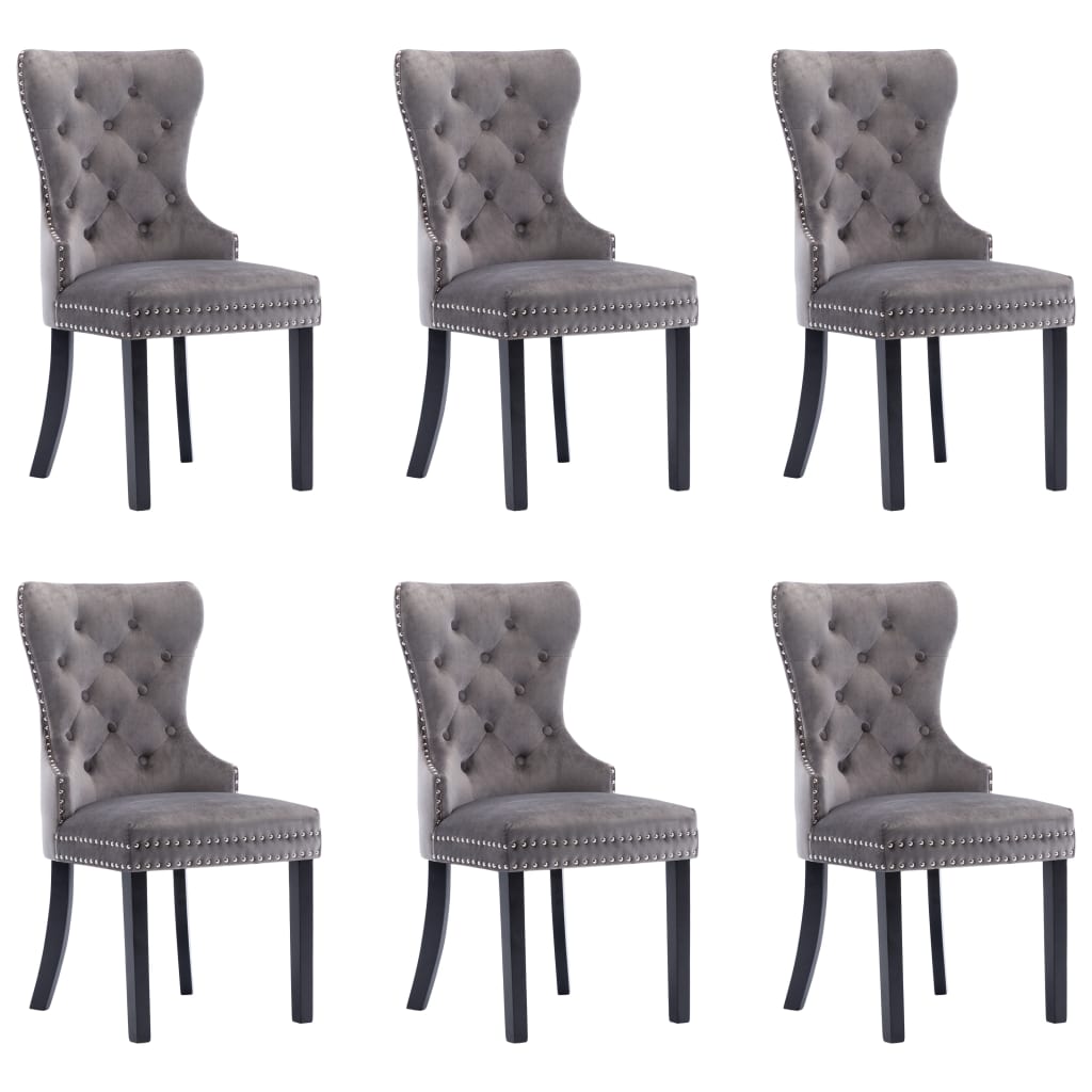 Dining Chairs 4 pcs  Velvet