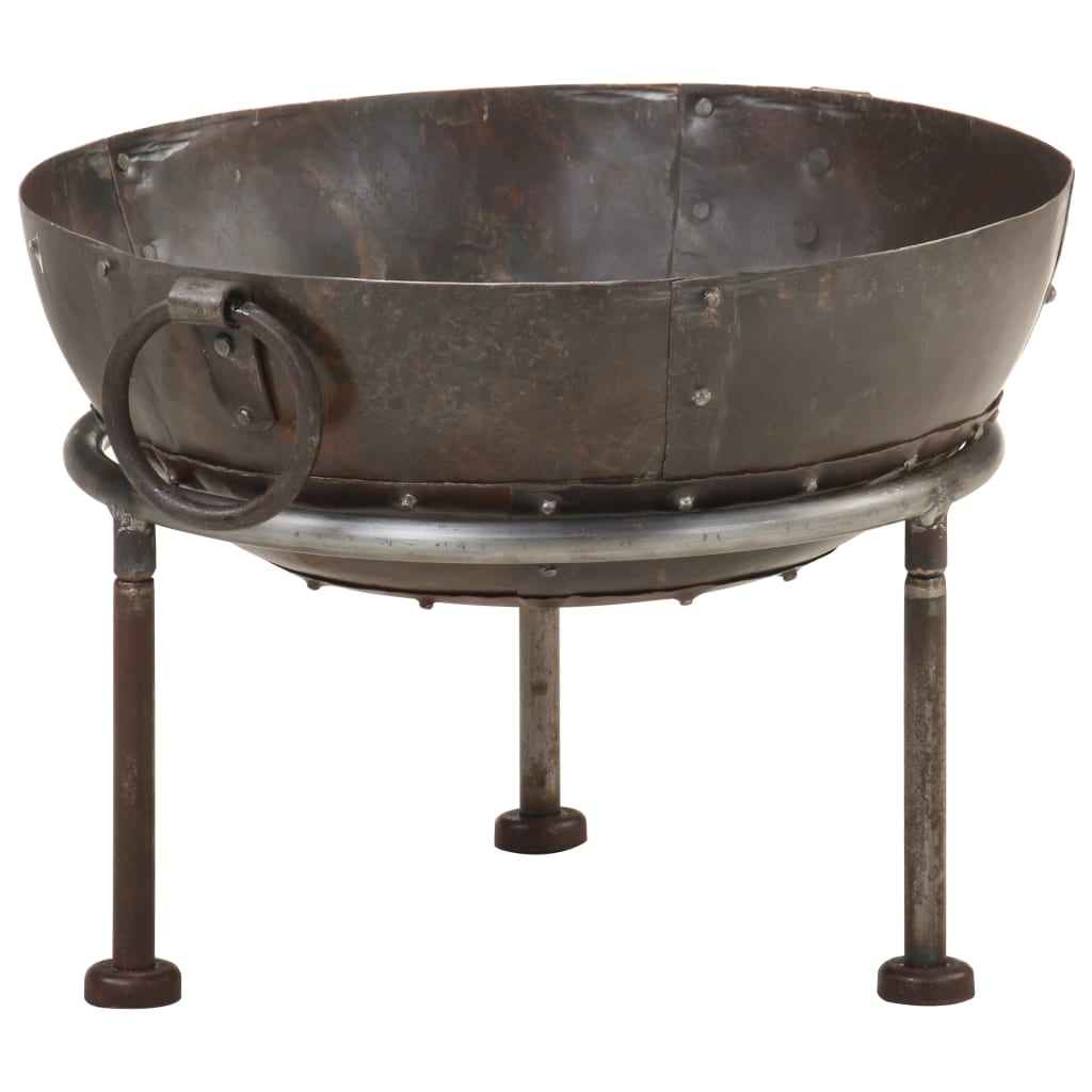 vidaXL Rustic Fire Pit �� 40 cm Iron