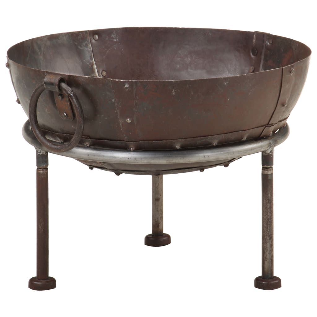 vidaXL Rustic Fire Pit �� 40 cm Iron