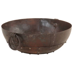 vidaXL Rustic Fire Pit �� 40 cm Iron