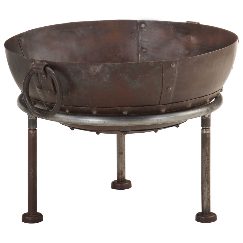 vidaXL Rustic Fire Pit �� 40 cm Iron