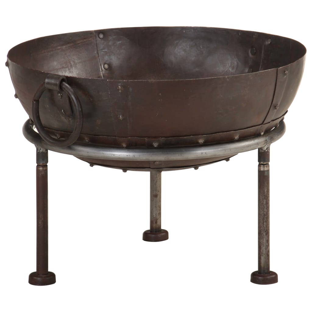vidaXL Rustic Fire Pit �� 40 cm Iron