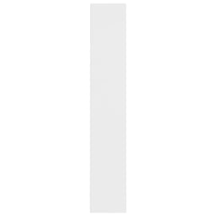 vidaXL CD Cabinets 2 pcs White 21x16x93.5 cm Engineered Wood