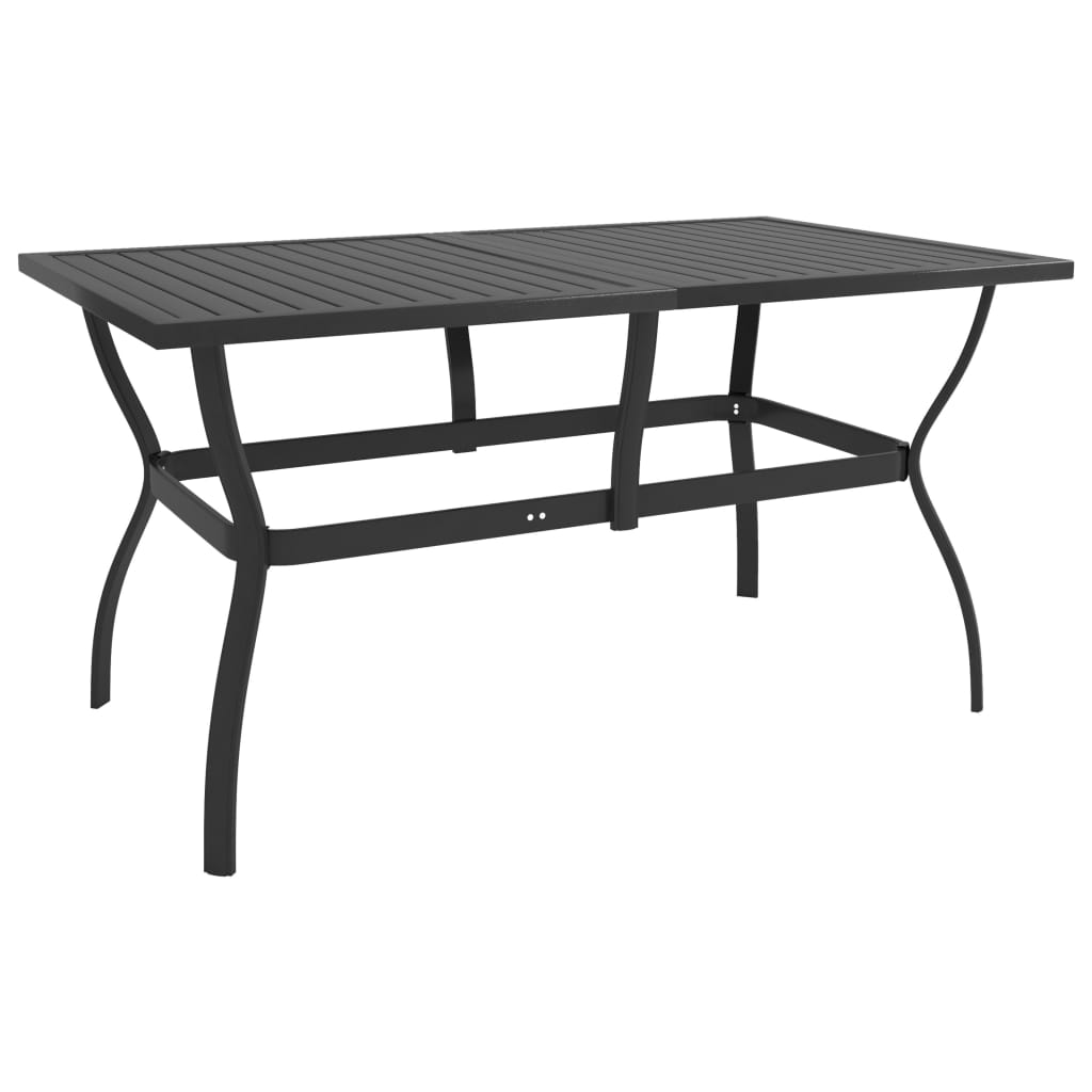 vidaXL Garden Table Anthracite 190x80x72 cm Steel