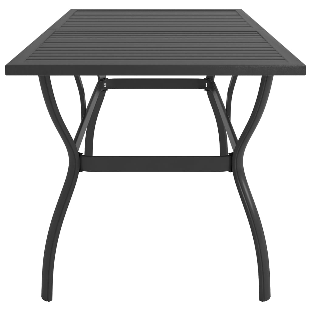 vidaXL Garden Table Anthracite 190x80x72 cm Steel