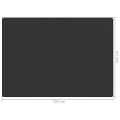 vidaXL Tent Carpet 250x350 cm Anthracite