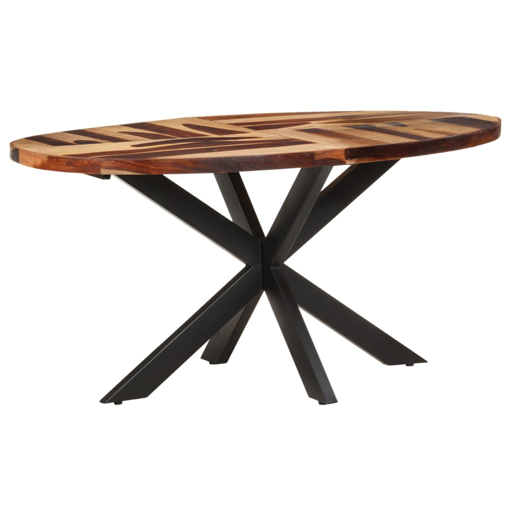 vidaXL Dining Table 160x90x75cm Solid Acacia Wood