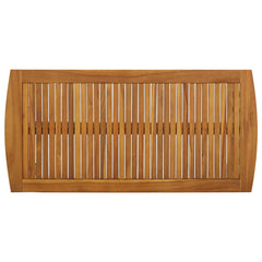 vidaXL Coffee Table 102x50x43 cm Solid Acacia Wood