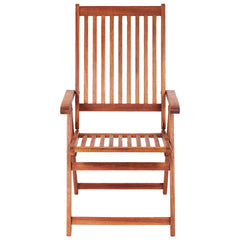vidaXL Folding Garden Chairs 3 pcs Solid Acacia Wood