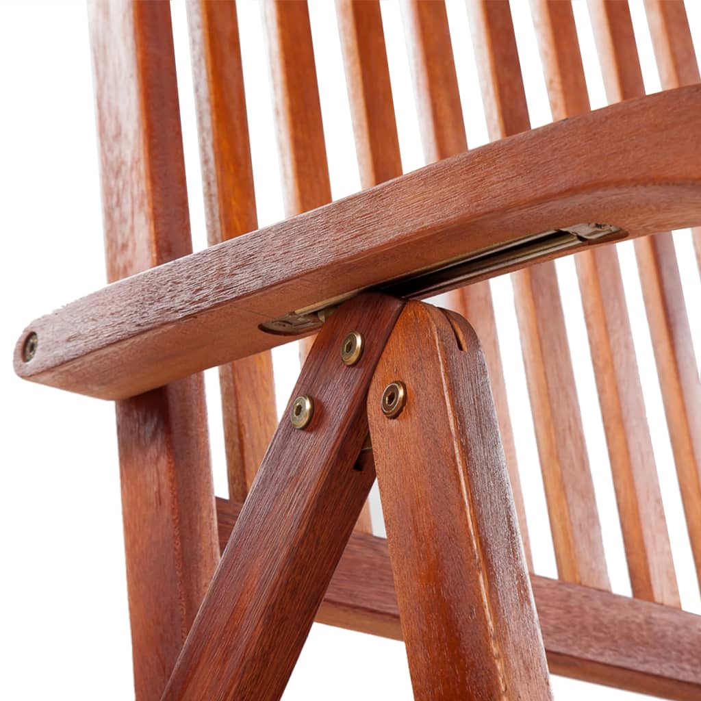 vidaXL Folding Garden Chairs 3 pcs Solid Acacia Wood