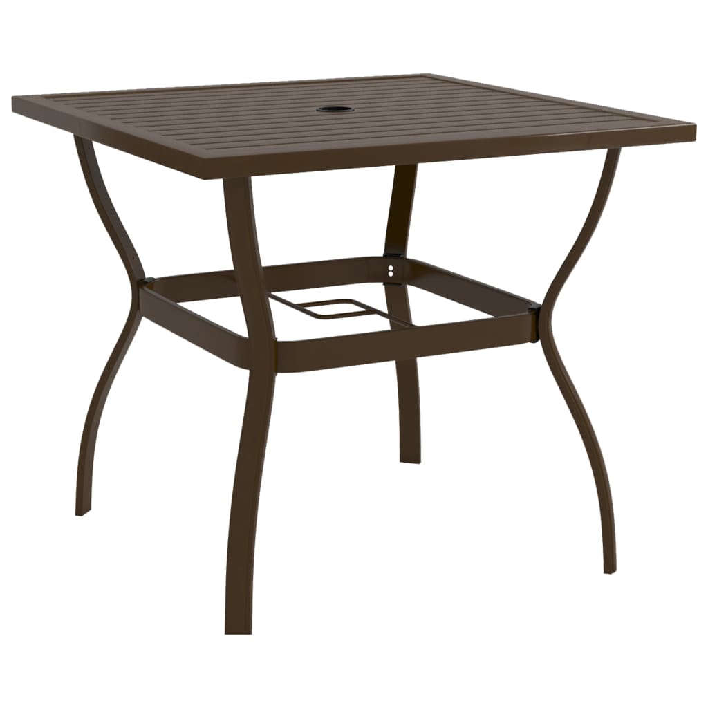 vidaXL Garden Table Anthracite 81.5x81.5x72 cm Steel