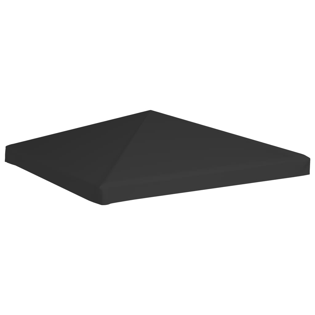 vidaXL Gazebo Top Cover 270 g/m�� 3x3 m Black