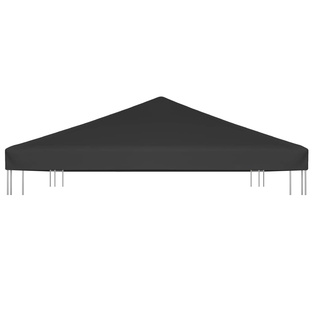 vidaXL Gazebo Top Cover 270 g/m² 4x3 m Black