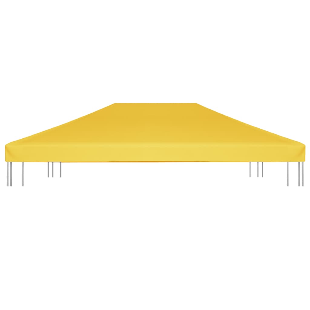 vidaXL Gazebo Top Cover 270 g/m² 4x3 m Black