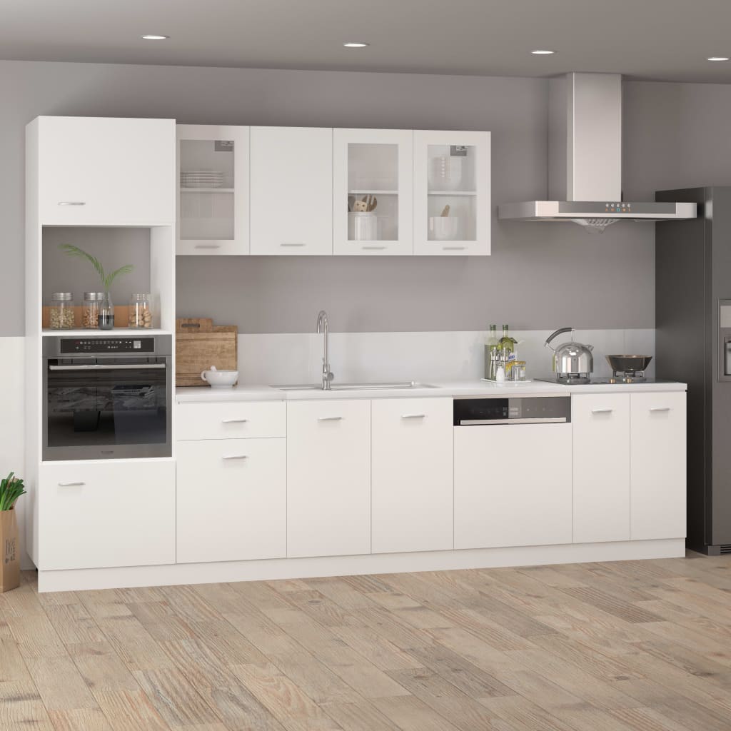 vidaXL Bottom Cabinet Black 60x46x81.5 cm Engineered Wood