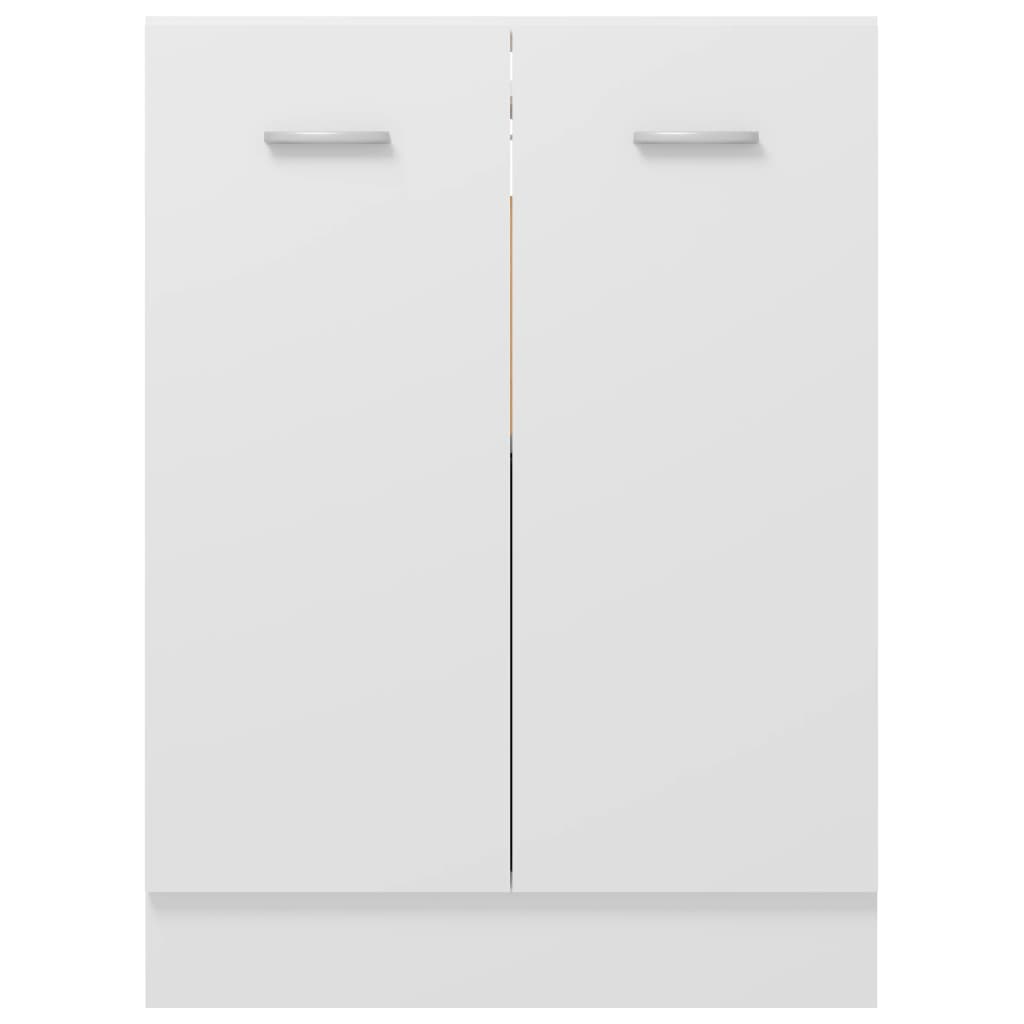 vidaXL Bottom Cabinet Black 60x46x81.5 cm Engineered Wood