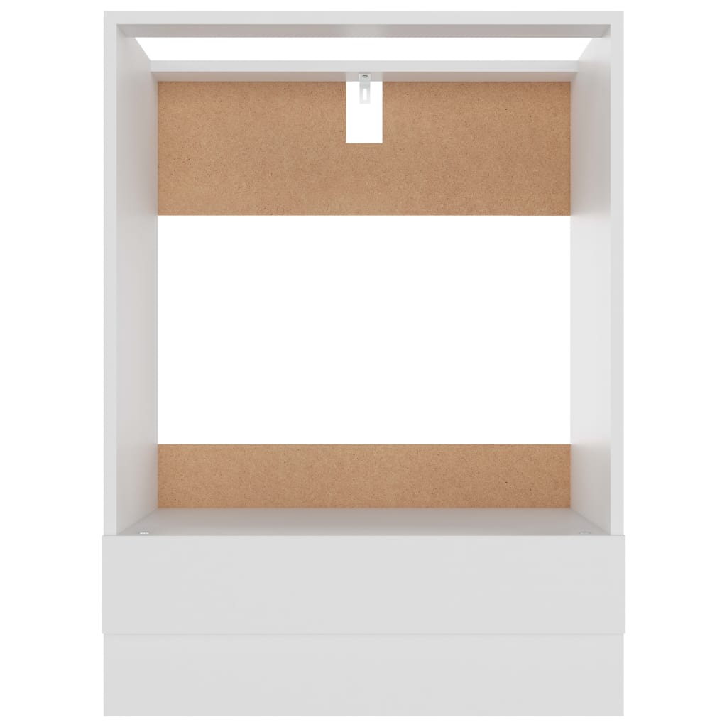 vidaXL Oven Cabinet Riga Black 60x46x81.5 cm Engineered Wood