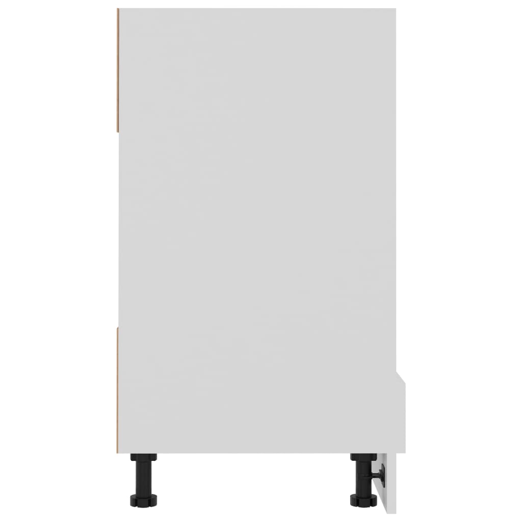 vidaXL Oven Cabinet Riga Black 60x46x81.5 cm Engineered Wood