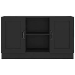 vidaXL Sideboard Black 120x30.5x70 cm Engineered Wood