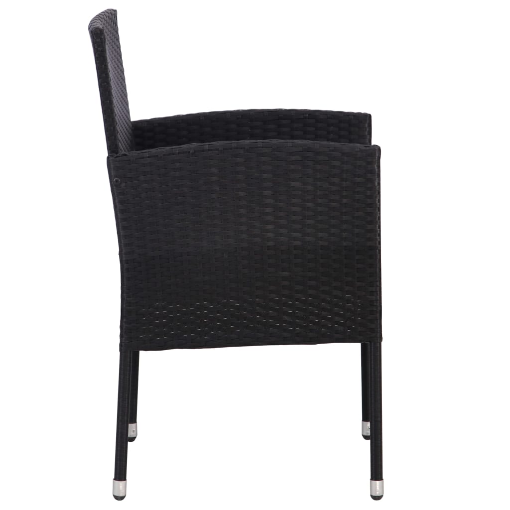 Garden Chairs 4 pcs Poly Rattan