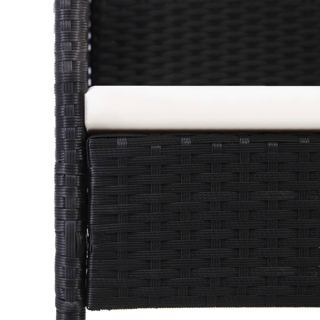 Garden Chairs 4 pcs Poly Rattan