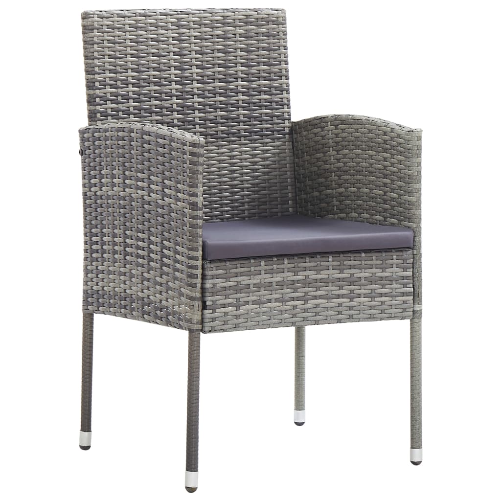 Garden Chairs 4 pcs Poly Rattan