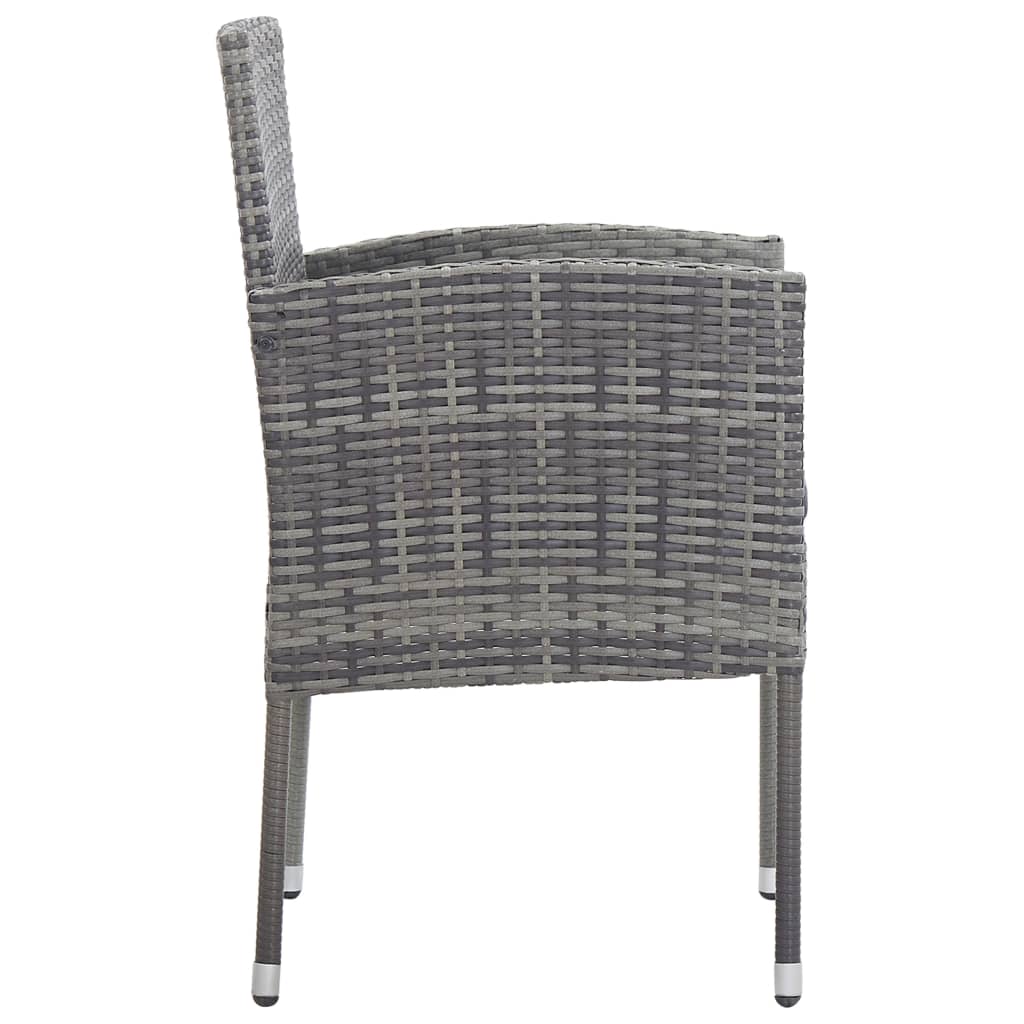 Garden Chairs 4 pcs Poly Rattan