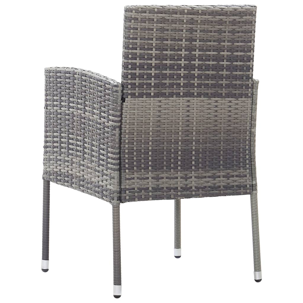 Garden Chairs 4 pcs Poly Rattan