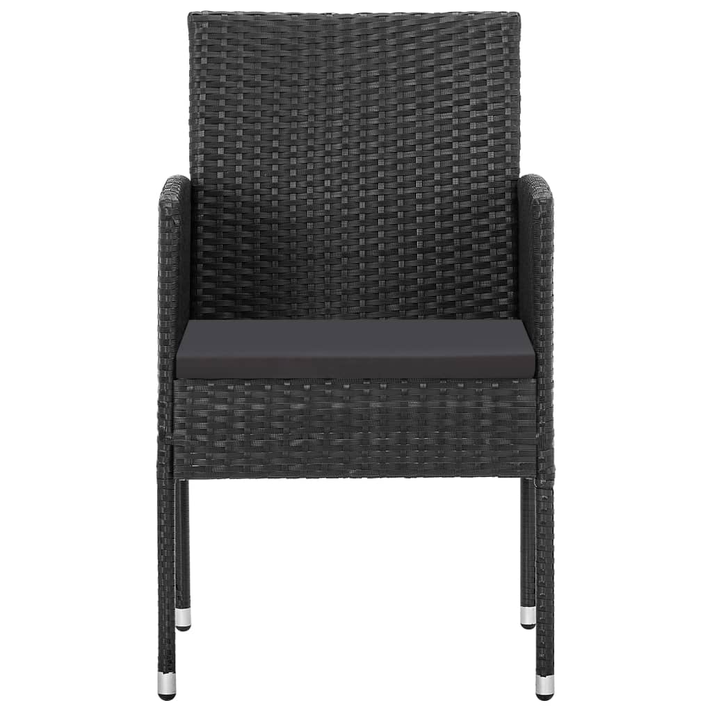 Garden Chairs 4 pcs Poly Rattan