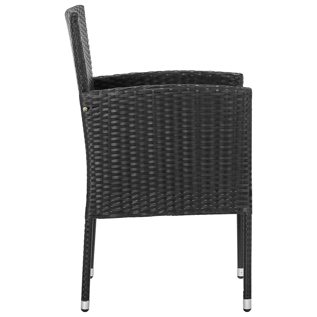 Garden Chairs 4 pcs Poly Rattan