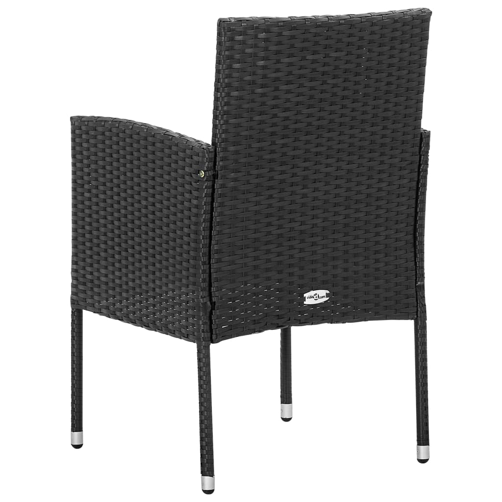 Garden Chairs 4 pcs Poly Rattan