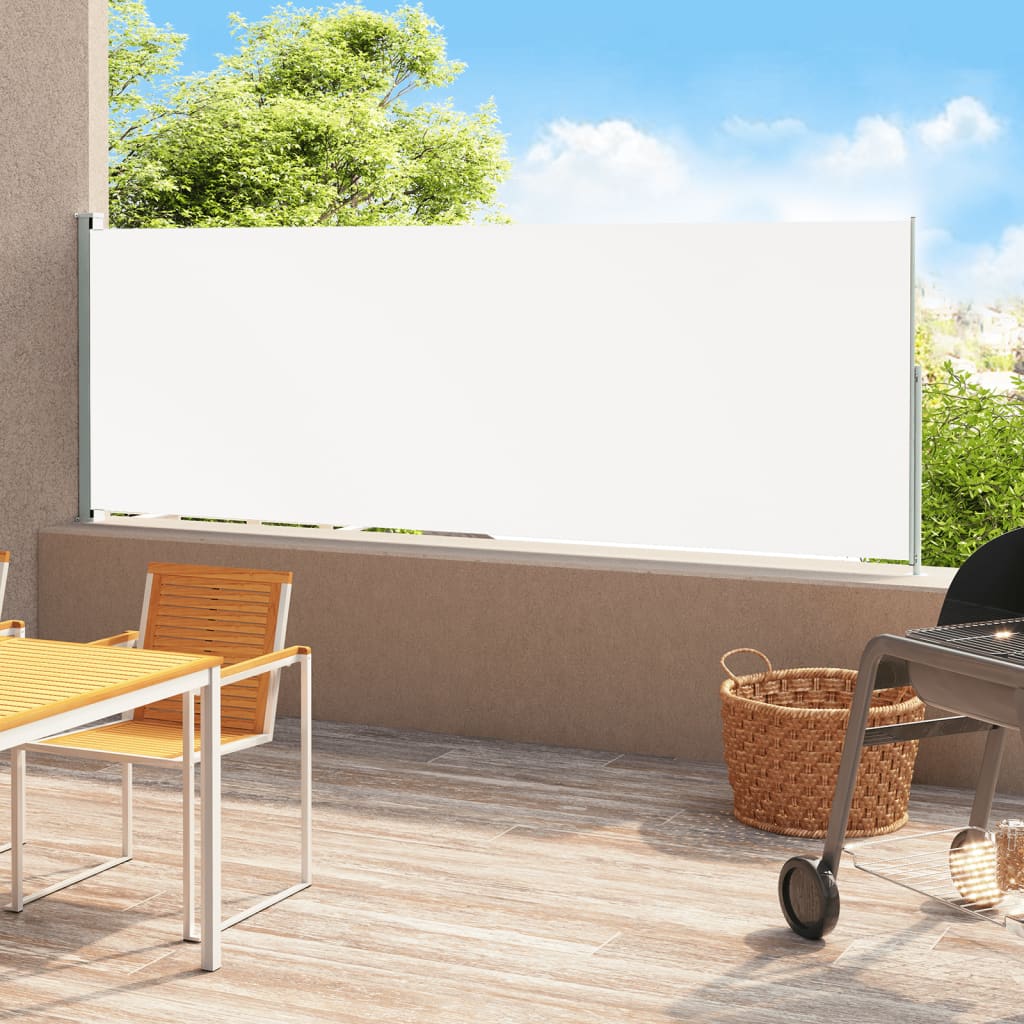 Patio Retractable Side Awning 180x300 cm Grey