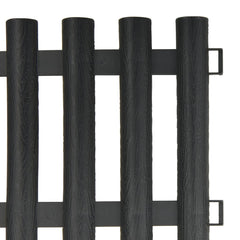 vidaXL Lawn Edgings 17 pcs Anthracite 10 m PP