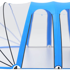 vidaXL Pool Dome Oval 620x410x210 cm