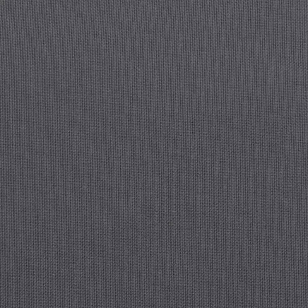 vidaXL Chair Cushions 2 pcs Anthracite 50x50x7 cm Oxford Fabric