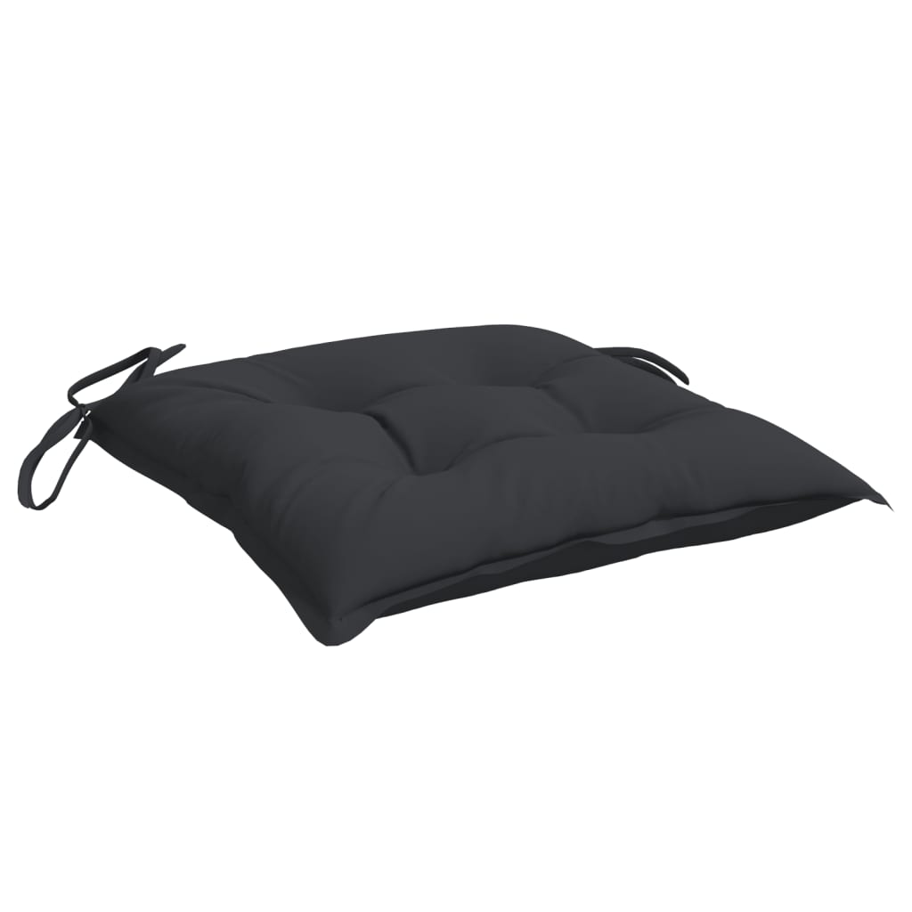 vidaXL Chair Cushions 2 pcs Anthracite 50x50x7 cm Oxford Fabric