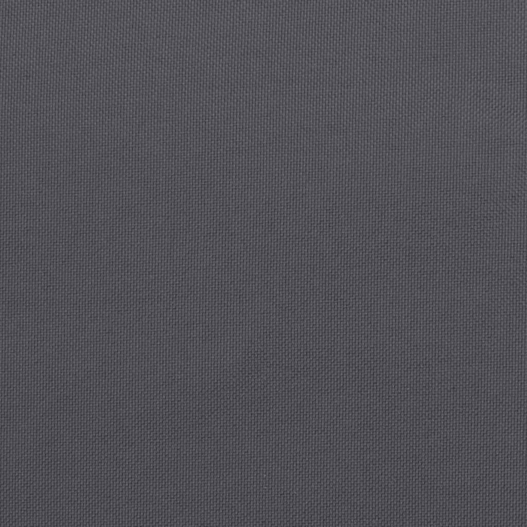 vidaXL Chair Cushions 2 pcs Anthracite 50x50x7 cm Oxford Fabric