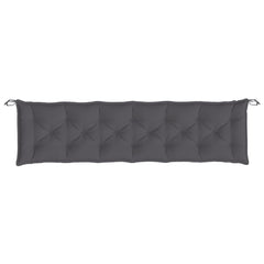 vidaXL Garden Bench Cushion Anthracite 100x(50+50)x7cm Oxford Fabric