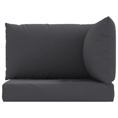vidaXL Pallet Cushions 3 pcs Anthracite Oxford Fabric
