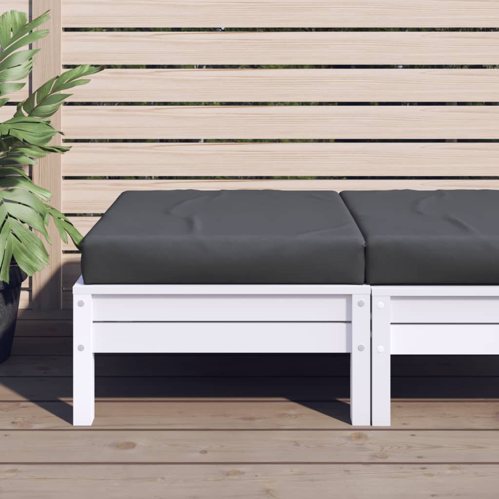 Pallet Cushion Black 60x60x6 cm Oxford Fabric