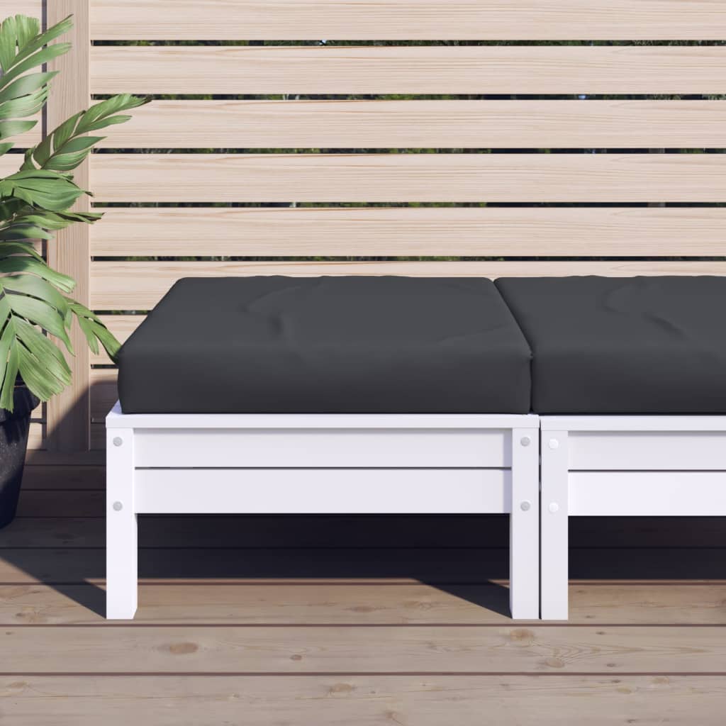 vidaXL Pallet Cushion Black 60x60x6 cm Oxford Fabric