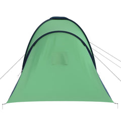 vidaXL Camping Tent 6 Persons Blue and Yellow