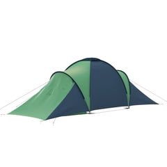 vidaXL Camping Tent 6 Persons Blue and Yellow
