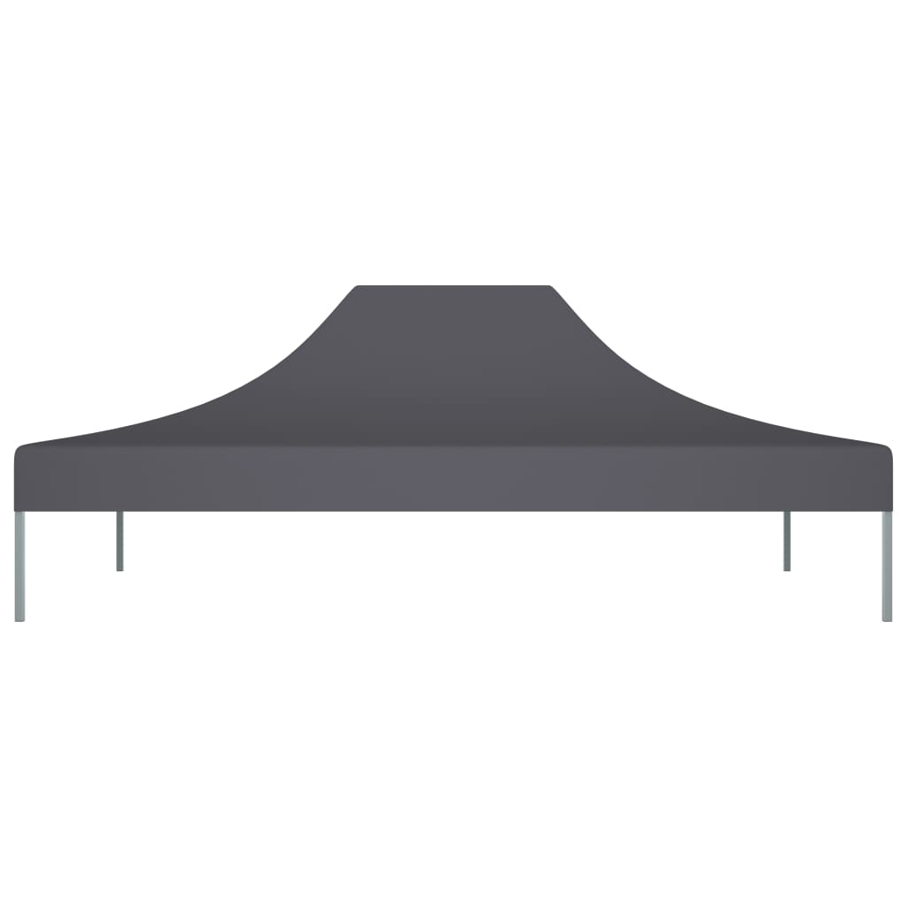 vidaXL Party Tent Roof 2x2 m Anthracite 270 g/m²