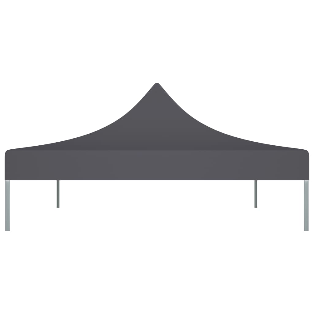 vidaXL Party Tent Roof 2x2 m Anthracite 270 g/m²