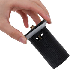 vidaXL Push Drain with Overflow Function Black 6.4x6.4x9.1 cm