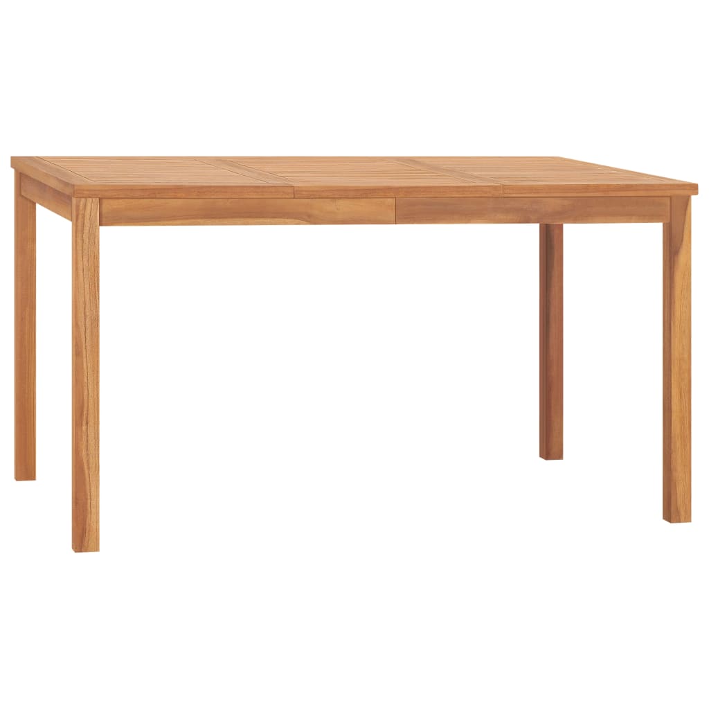 vidaXL Garden Dining Table 180x90x77 cm Solid Teak Wood